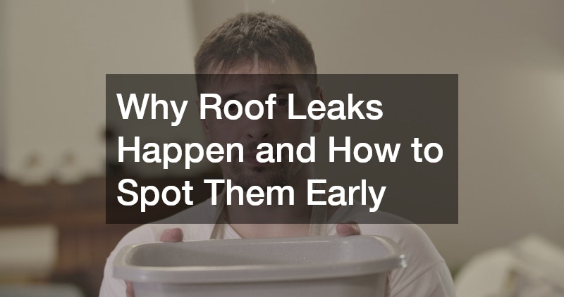 a man holding a bowl under a leaky roof