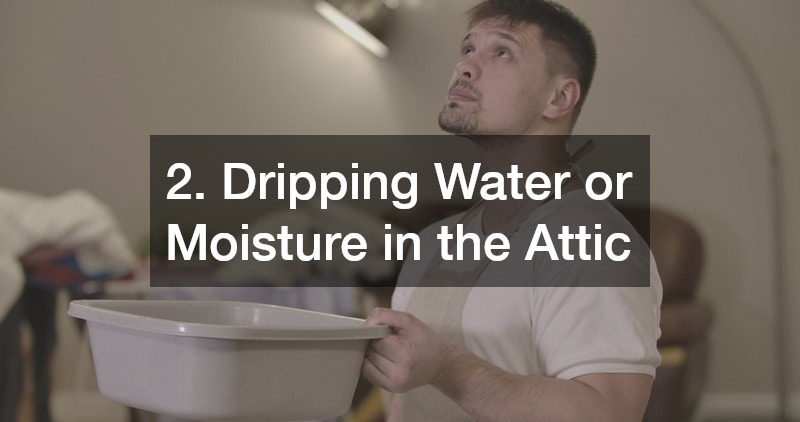 a man holding a basin for roof leak