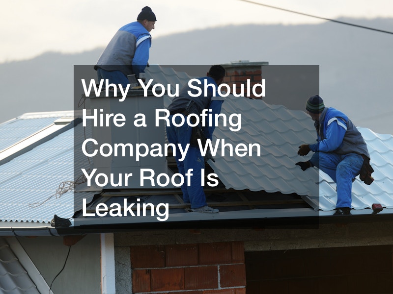 Why You Should Hire a Roofing Company When Your Roof Is Leaking