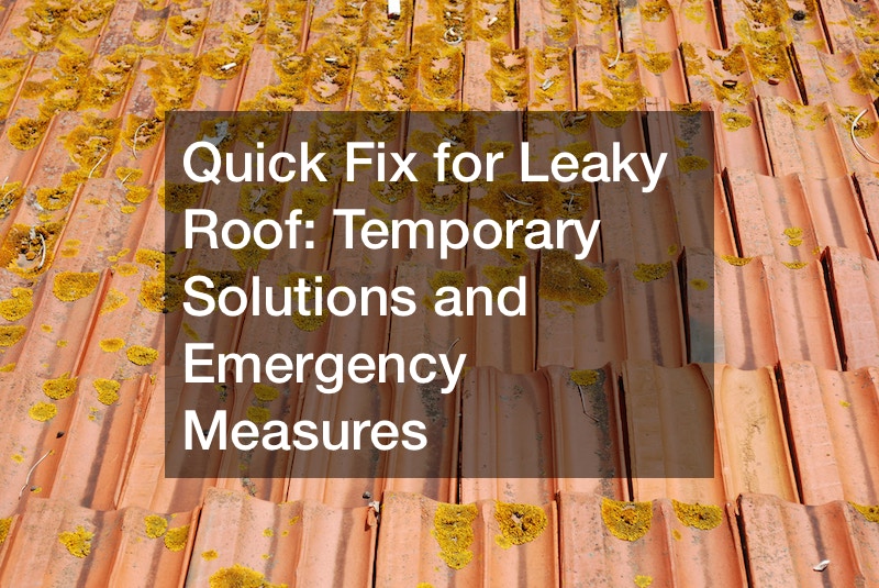 Quick Fix for Leaky Roof  Temporary Solutions and Emergency Measures
