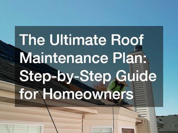 roof maintenance work