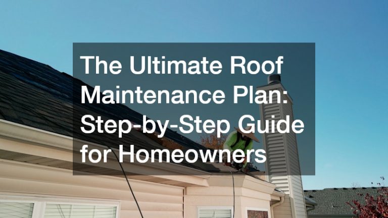 roof maintenance work