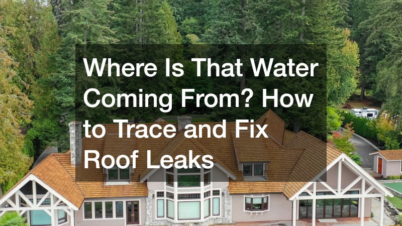 Where Is That Water Coming From? How to Trace and Fix Roof Leaks